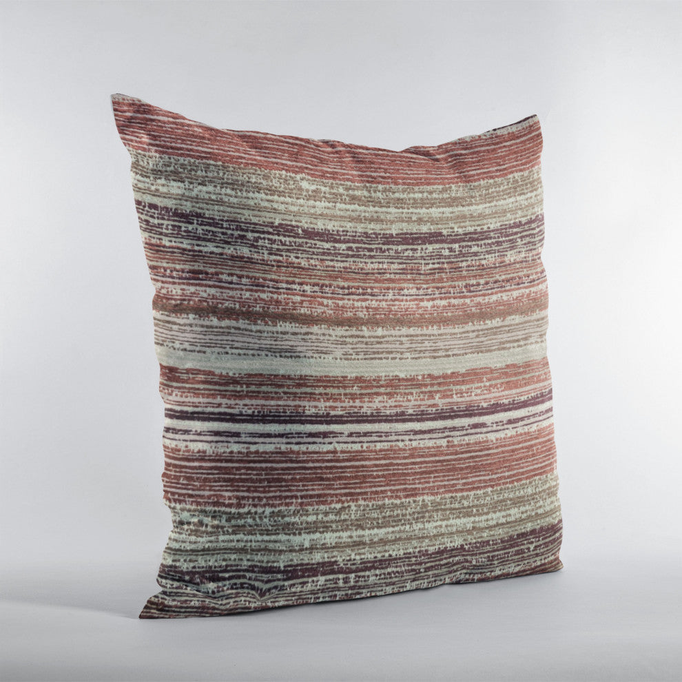 Plutus Multi-Color Stripe Luxury Throw Pillow, 20"x30"