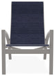 Kendall Sling Stackable Outdoor Lounge Chair, Collect Indigo/Warm Gray