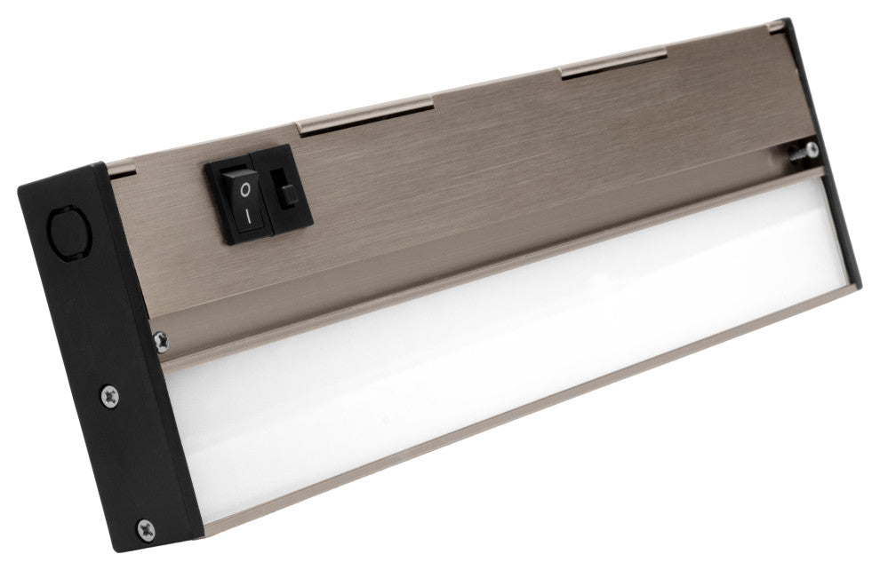 NUC-5 Series Selectable LED Under Cabinet Light, Nickel, 12.5