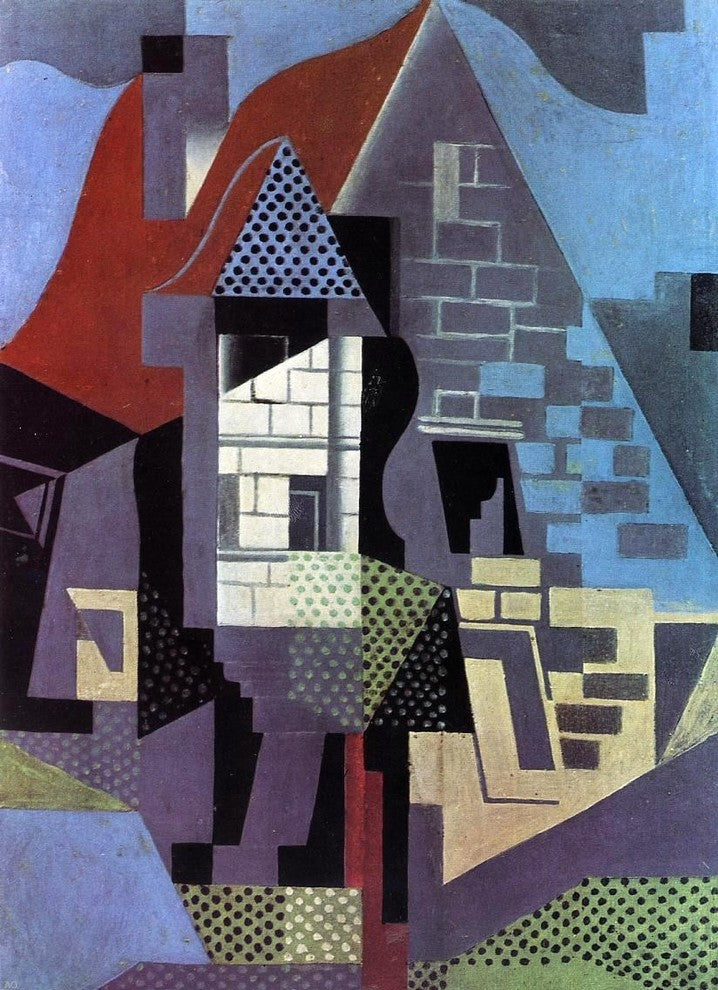 Juan Gris Landscape at Beaulieu - 18" x 27" Premium Canvas Print