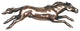 Wild Horse Pull, Right Facing, Antique Bronze