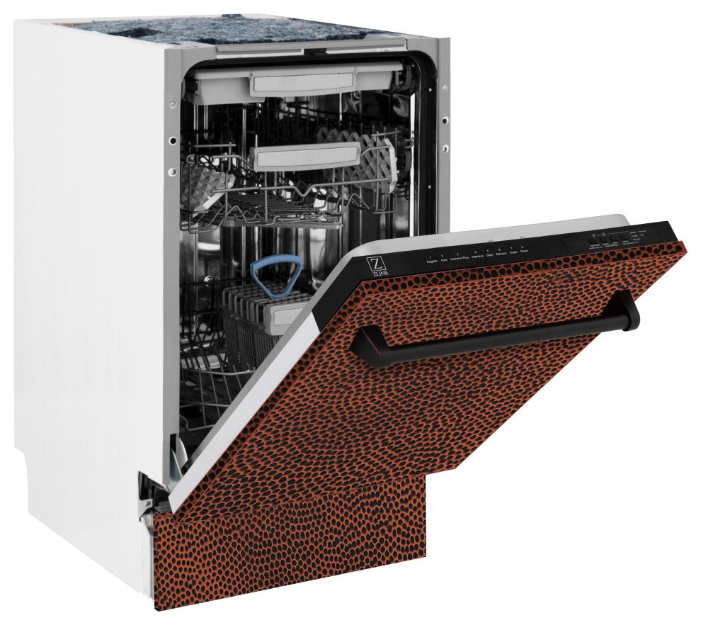 ZLINE 18" Tall Tub Dishwasher, Copper With Stainless Steel Tub DWV-HH-18