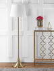 Amelia 63" Metal Floor Lamp, Brass