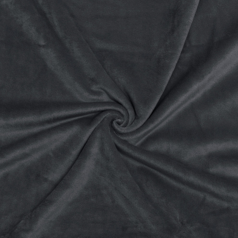 Supersoft Throw Pillow Cover 4 Piece Set, Gun Metal