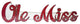 Ole Miss Rebels Recycled Metal Wall Decor