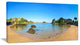 "Ploumanach Rocks And Beach Morning" Landscape Wall Art Print, 1 Panel, 60"x28"