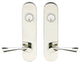 Breeze Lever, Tubular Entry, Double Cylinder, Polished Stainless Steel