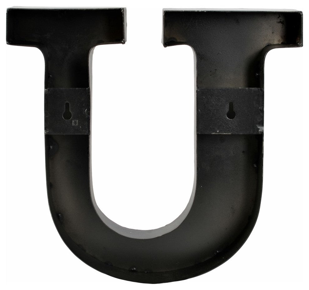 Metal Letter on Raw Metal Finish, 12"