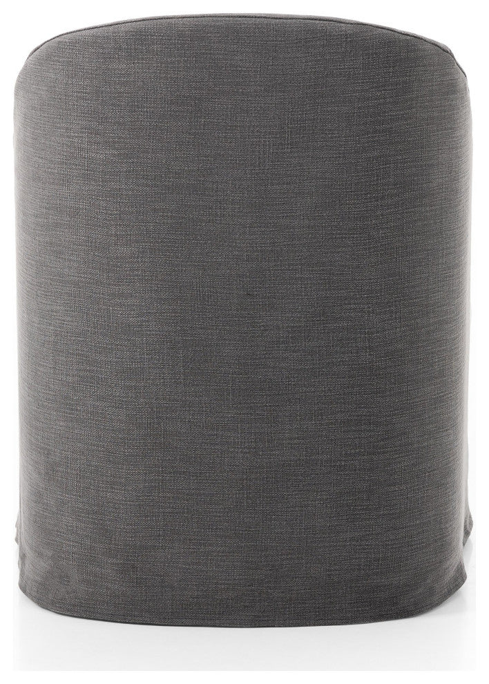 Cove Dining Chair With Casters Bergamo Charcoal