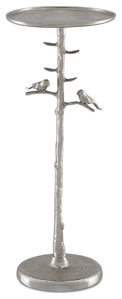 Piaf Silver Drinks Table