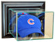 Wall Mounted Cap / Hat Display Case, Black