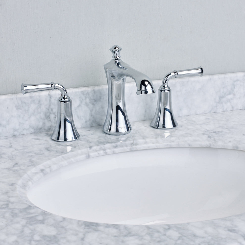 Eviva Oceanbreeze Widespread, 2 Handles Bathroom Faucet, Chrome