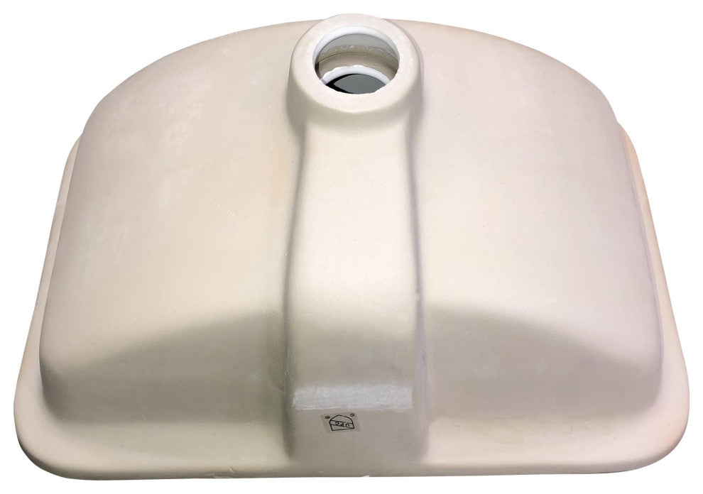 Nantucket Sinks UM-159-W Undermount Ceramic Sink, White