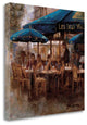 "Les Deux Magots" By Noemi Martin, Giclee Print on Gallery Wrap Canvas