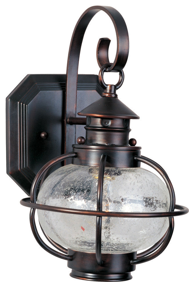Portsmouth 1-Light Outdoor Wall Lantern, Oil Rubbed Bronze