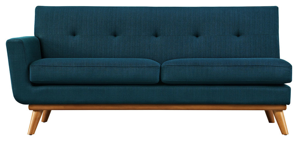 Engage Left-Arm Loveseat, Azure