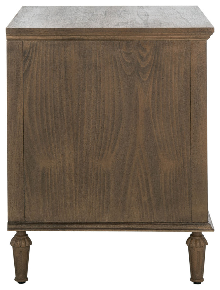 Safavieh Couture Lisabet 1 Drawer Wood Nightstand, Brown