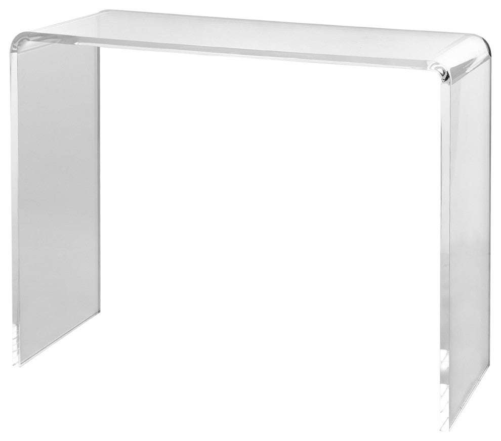 VEVOR Acrylic Console Table Clear Acrylic End Table 38x15x29" for Foyer