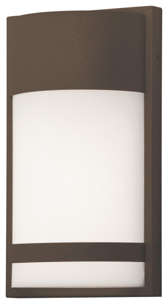 Paxton LED Outdoor Sconce, 12", Textured Bronze