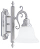 French Regency Bath Light, Chrome