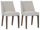 Space Savers Medium Brown Nido Chair - Light Tan  (RTA)-Set of 2