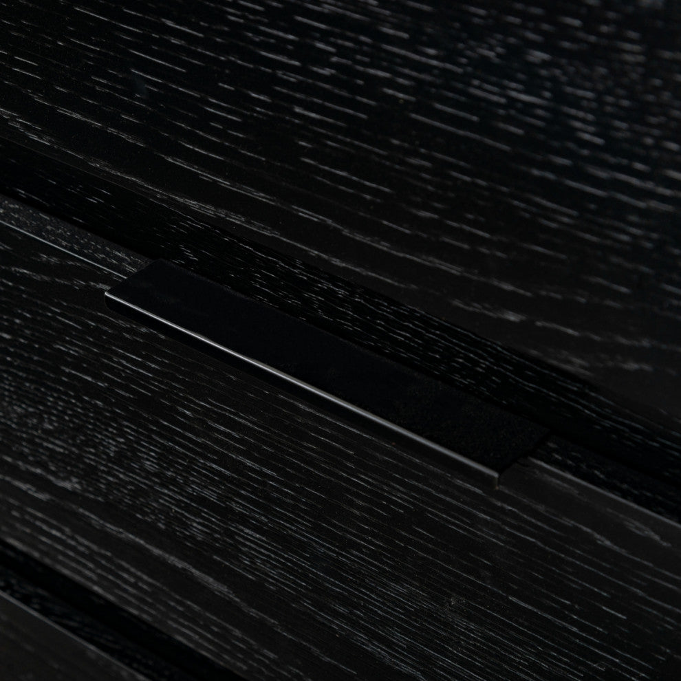 Safavieh Couture Titus 6 Drawer Stacked Dresser, Black