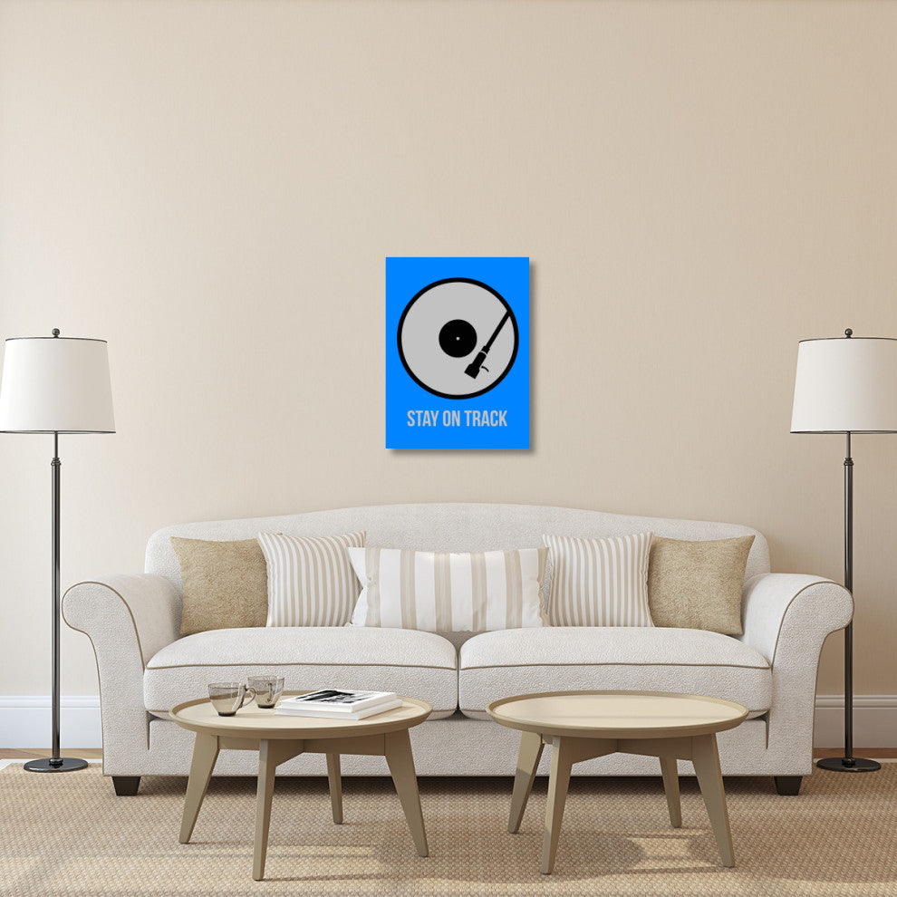 "Stay On Track Vinyl Poster 2" Fine Art Print