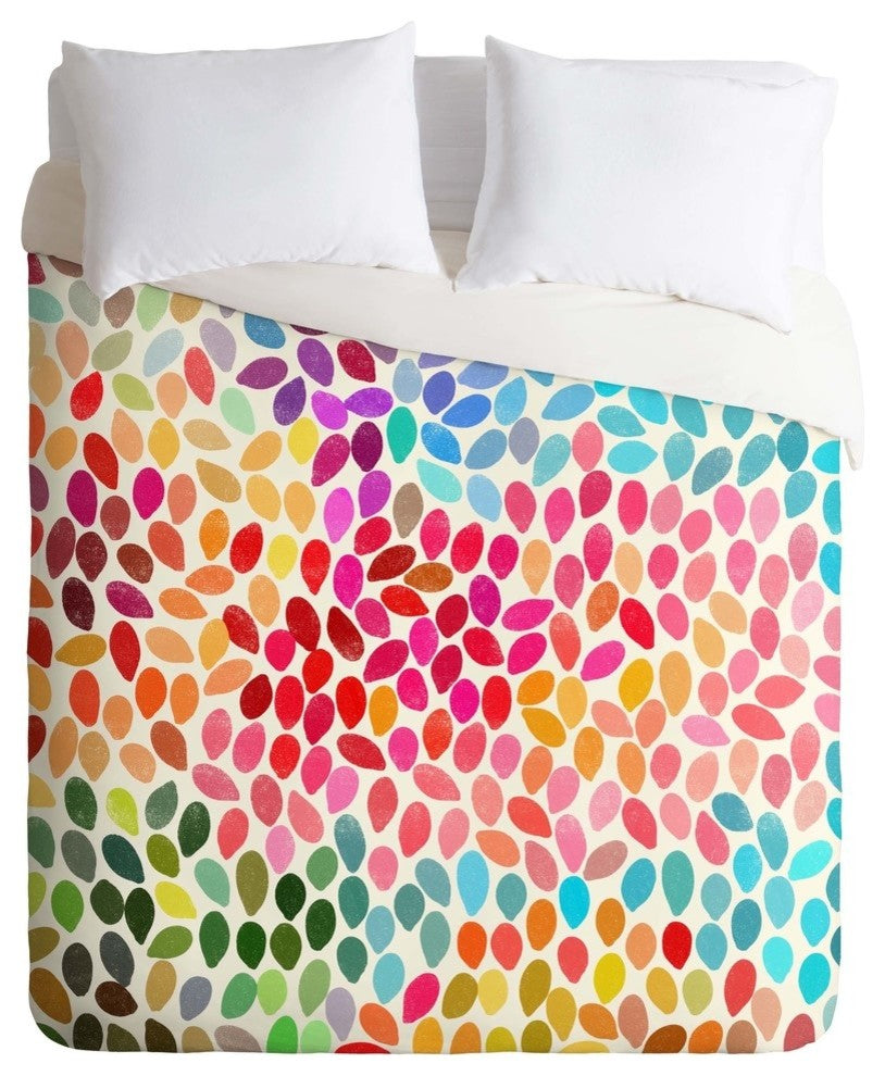 Deny Designs Garima Dhawan Rain 6 Duvet Cover - Lightweight