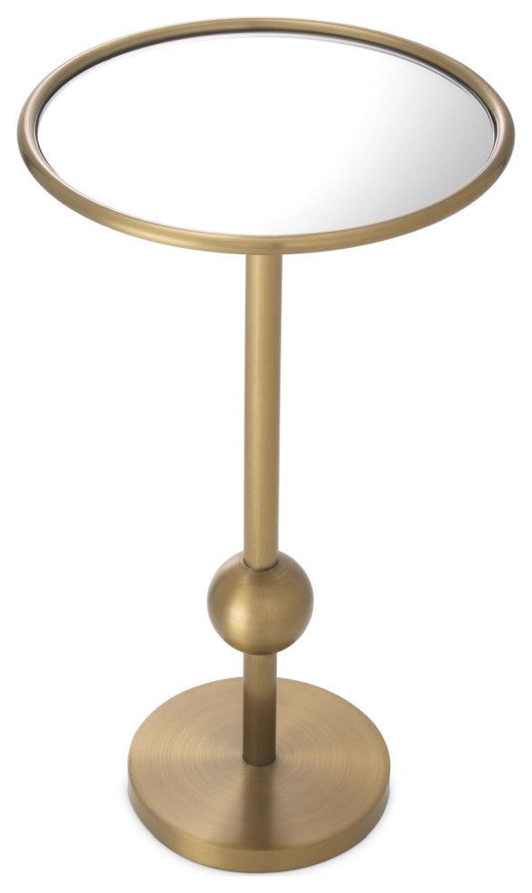 Round Brass Side Table | Eichholtz Narciso