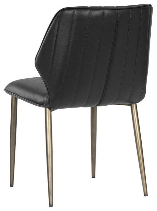Clinton Dining Chair, Bronze, Bravo Black, Set of 2
