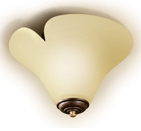Irina 267 Ceiling Mount, Rust Brown And Gold, Champagne Satin