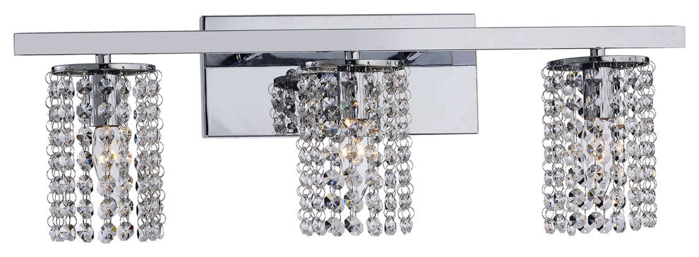 Camille 3-light Round Shade Wall Sconce