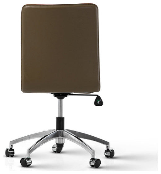 Perugia Top Grain Leather Office Chair, Heritage Leather-Chocolate