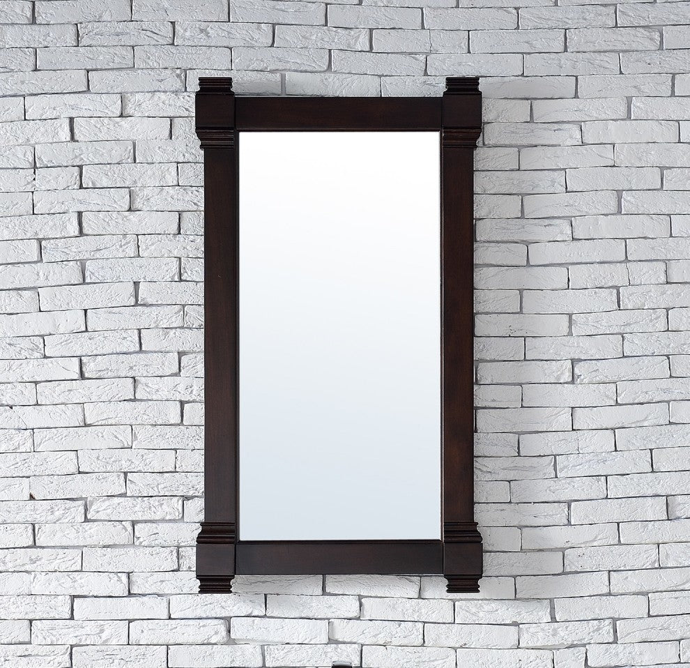 Brittany 22" Mirror, Burnished Mahogany