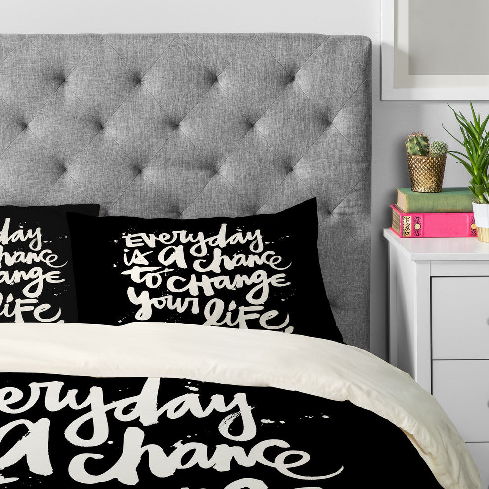 Deny Designs Kal Barteski CHANGE YOUR LIFE Pillowcase