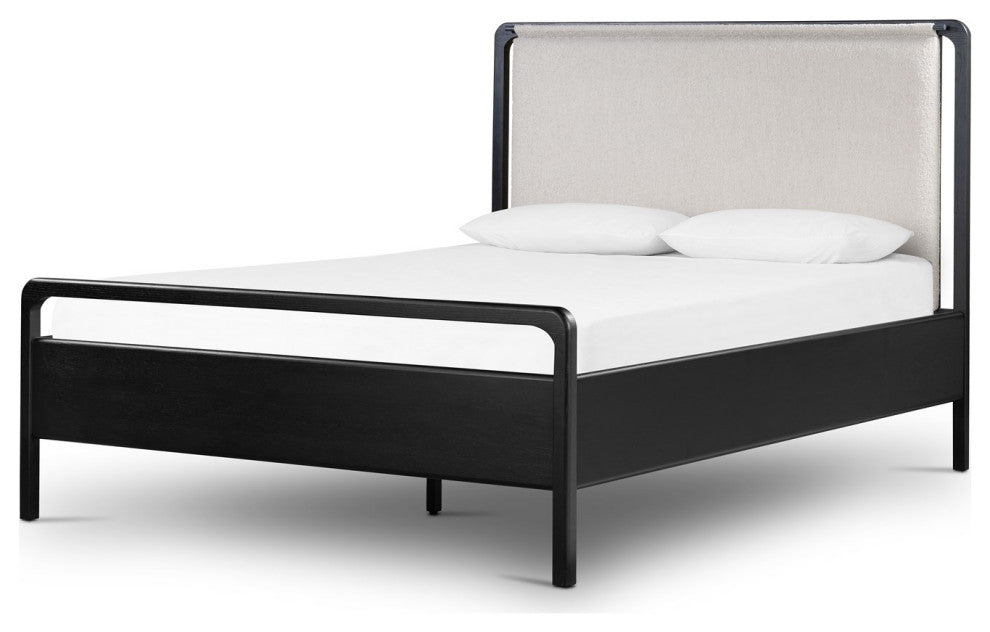 Rosedale Bed-Ebony Oak- Queen