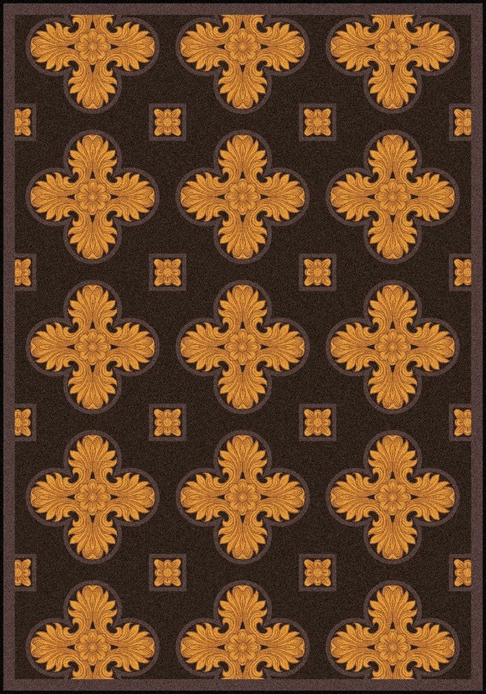 Any Day Matinee Rug, Tivoli, Brown, 5'4"x7'8"