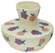 Cotton Mache Vase, Spring Blossoms