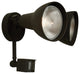 Covered Flood With Photocell and Motion Sensor, Textured Matte Black