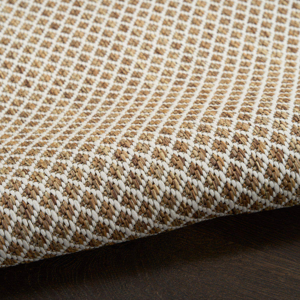 Nourison Courtyard 10' x 14' Jute Ivory Modern Rug
