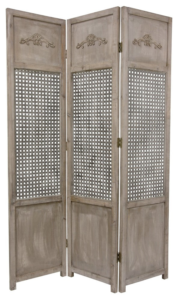 6' Tall Open Mesh Room Divider