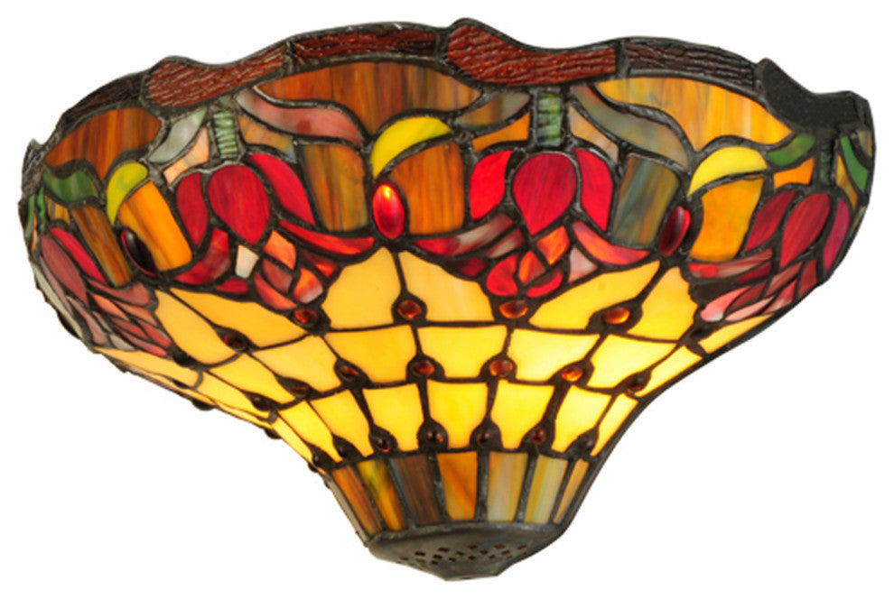 14W Colonial Tulip Wall Sconce