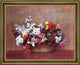 Henri FantinLatour Flowers in a Bowl Framed Premium Canvas Print, 21"x28"