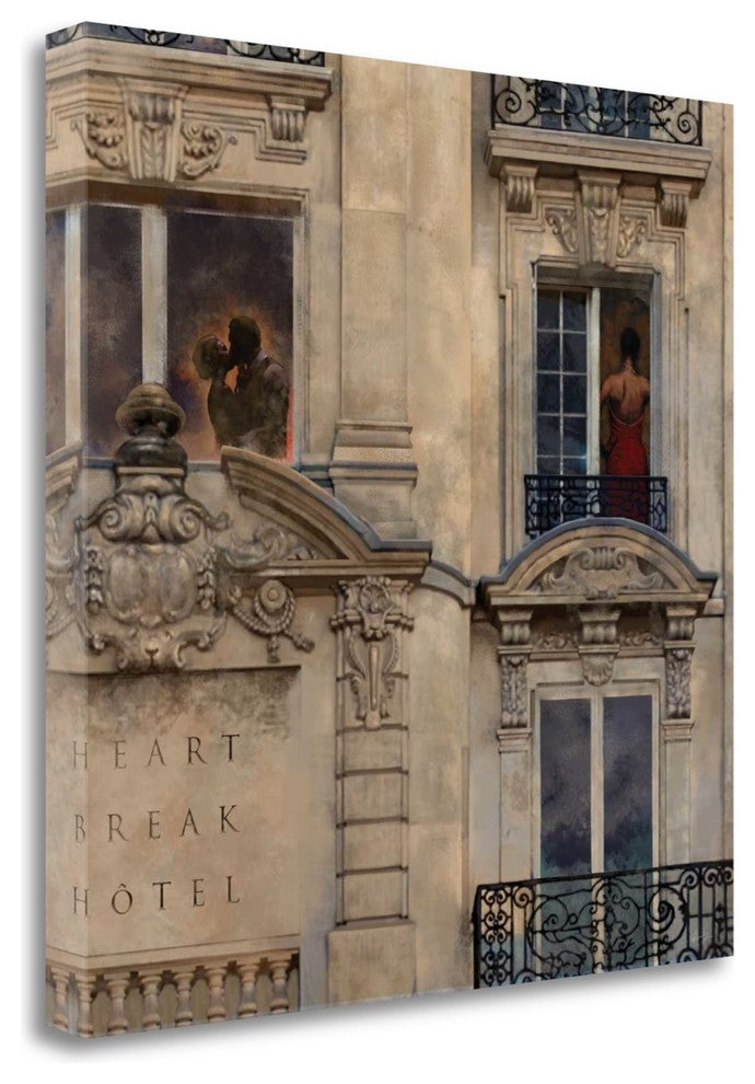 "Heart Break Hotel" By Eric Yang, Giclee Print on Gallery Wrap Canvas
