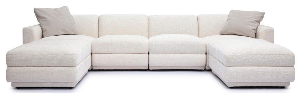 Perry Chenille Modular Sectional, U Sectional