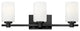 Hinkley Karlie Bathroom Vanity Light, Black, 3 Light