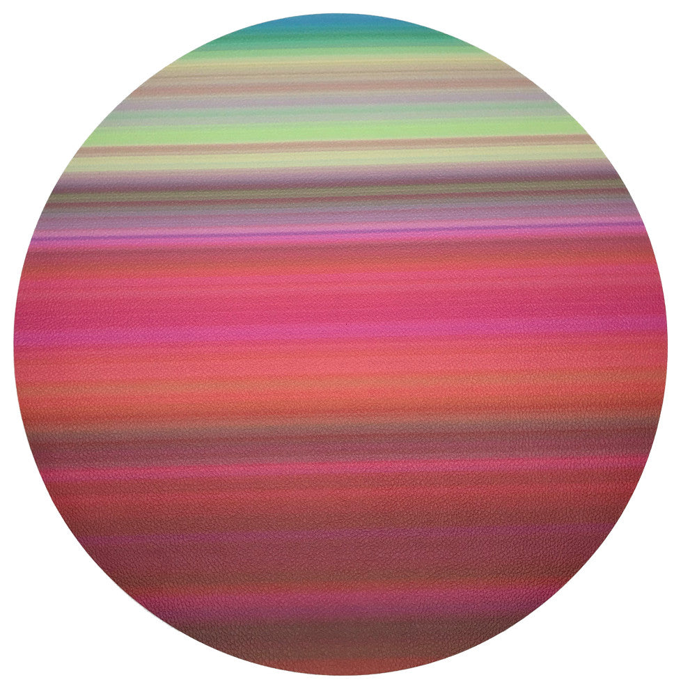 Gradient Reds 16" Round Pebble Placemats, Set of 4