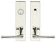 SF214 Champagne Lever, Tubular Entry, Double Cylinder, 2-3/4" Backset, Polished
