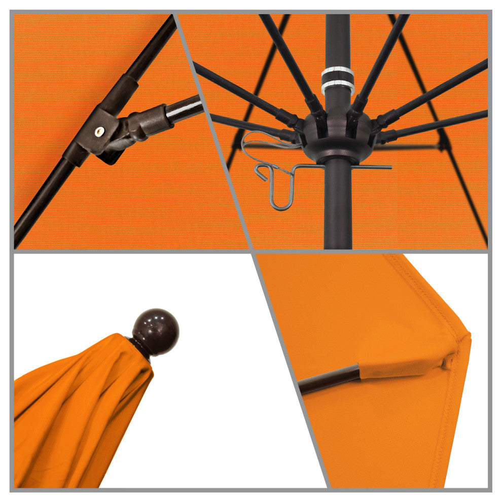 Fiberglass Umbrella Bronze, Tuscan