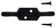 Black Wrought Iron Cleat Hooks Rope Holder for Window Cleat Hook Set of 4